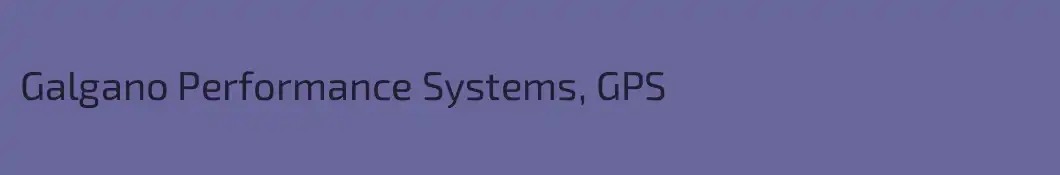 Galgano Performance Systems, GPS